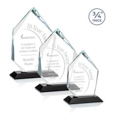 Boone Ice Peak Black Peaks Crystal Trophy - Crystal Trophies