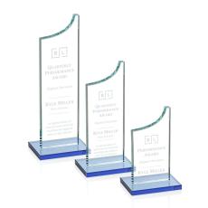 Henson Sky Blue Peaks Crystal Trophy - Crystal Trophies