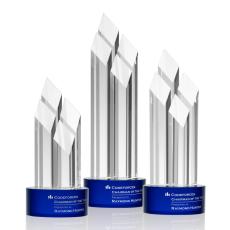 Francisco Blue Towers Crystal Trophy - Crystal Trophies