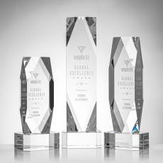 Atkinson on Base Clear Towers Crystal Trophy - Crystal Trophies