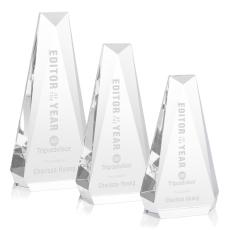 Carmel Clear Tear Drop Crystal Trophy - Crystal Trophies