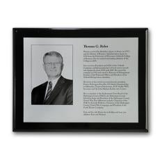 Metal Photo Plaque - Ebony - Wall Plaque Awards