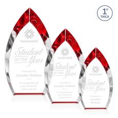 Marinello Red Peaks Crystal Trophy - Crystal Trophies