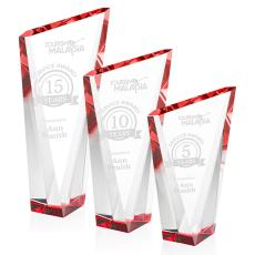 Maher Red Peaks Crystal Trophy - Crystal Trophies