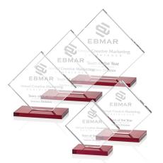 Argueta Red Crystal Trophy - Crystal Trophies