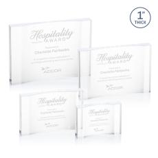 Langworth Clear Rectangle Acrylic Trophy - Acrylic Trophies