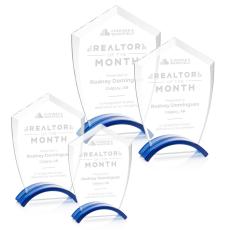Employee Gifts - Pullman Blue Peaks Crystal Trophy