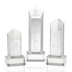 McFadden on Base Clear Towers Crystal Trophy - Crystal Trophies