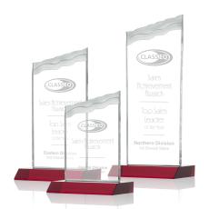 Bowden Red Peaks Crystal Trophy - Crystal Trophies