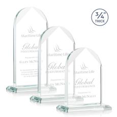 Cortez Clear Peaks Crystal Trophy - Crystal Trophies