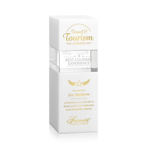 Awards and Plaques - Crystal Trophies - Tofino Stacker Fagan Rectangle Crystal Trophy