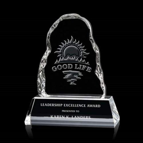 Awards and Plaques - Crystal Trophies - Carling Liquid&trade; Clear Crystal Trophy