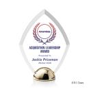 Diamond Hemisphere Full Color Acrylic Trophy