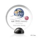 Foley Hemisphere Full Color Circle Acrylic Trophy