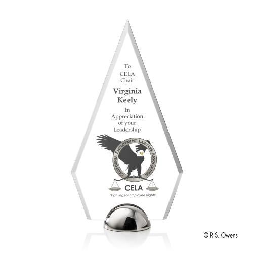 Awards and Plaques - Acrylic Trophies - Apex Hemisphere Full Color Acrylic Trophy