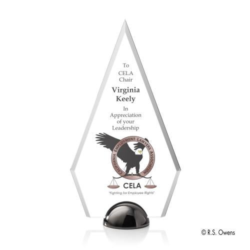 Awards and Plaques - Acrylic Trophies - Apex Hemisphere Full Color Acrylic Trophy