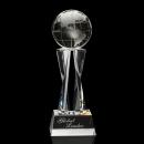 Saldana Globe Crystal Trophy