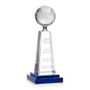 Burks Globe Towers Crystal Trophy
