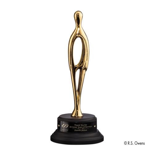 Trophies - Premium Metal Trophies - Contemporary Metal on Ebony Trophy