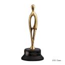 Contemporary Metal on Ebony Trophy