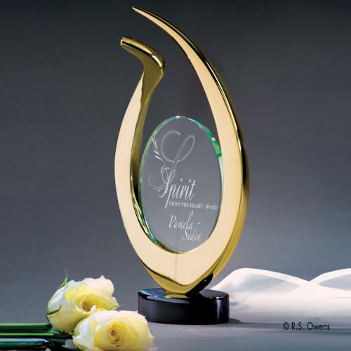 Awards and Plaques - Crystal Trophies - Fontenot Unique Crystal Trophy