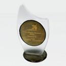 Avery Frost Peaks Glass Trophy
