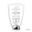 Arch Hemisphere Kirkland Engraved Peaks Acrylic Trophy