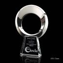Craig on Optical Silver Circle Metal Trophy