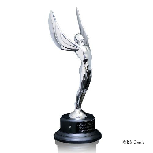 Trophies - Premium Metal Trophies - McCormack Achievement Metal on Ebony Trophy