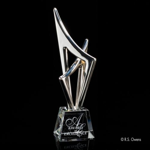Trophies - Premium Metal Trophies - Mansfield Peaks Metal Trophy