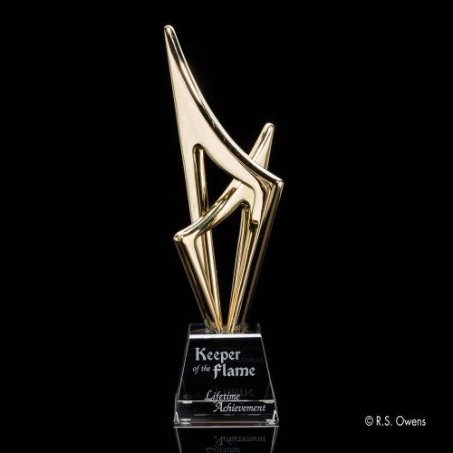 Trophies - Premium Metal Trophies - Mansfield Peaks Metal Trophy