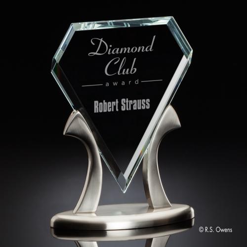 Awards and Plaques - Crystal Trophies - Tiara Crystal Trophy