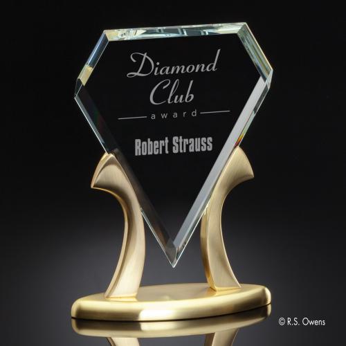 Awards and Plaques - Crystal Trophies - Tiara Crystal Trophy