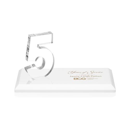 Awards and Plaques - Crystal Trophies - Hutchison Anniversary Fagan Crystal Trophy
