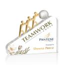 Synergy Full Color Globe Crystal Trophy