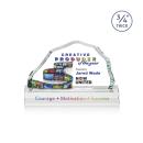 Pierre Full Color Starfire Crystal Trophy