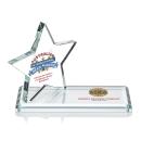 Hutchison Star Full Color Wood Trophy