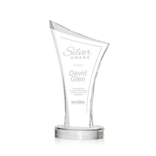 Awards and Plaques - Acrylic Trophies - Hewitt Peaks Acrylic Trophy