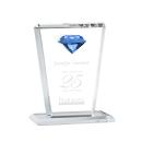 Clifford Diamond Sapphire Crystal Trophy