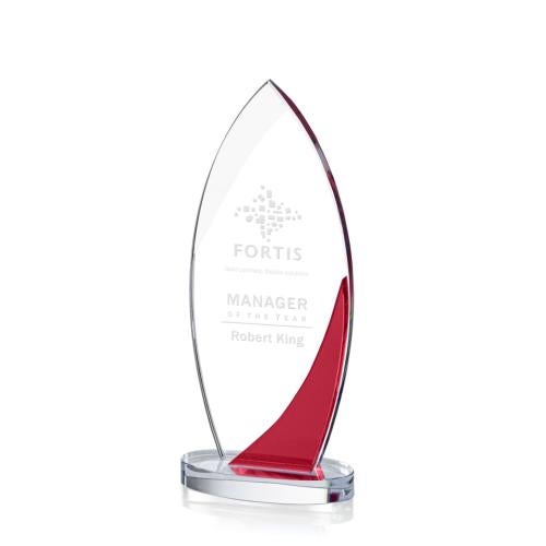 Awards and Plaques - Crystal Trophies - Proctor Red Peaks Crystal Trophy