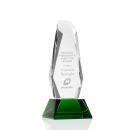 Amador on Base Green Obelisk Crystal Trophy
