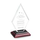 Spicer Wood Diamond Crystal Trophy