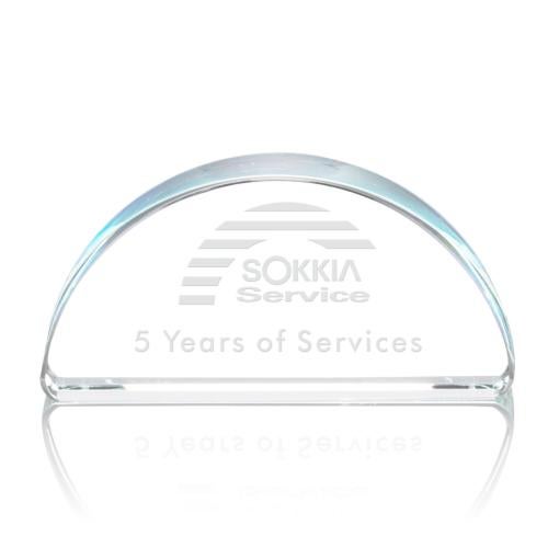 Awards and Plaques - Crystal Trophies - Grove Circle Crystal Trophy