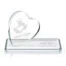 Hutchison Heart Deep Etch Unique Wood Trophy
