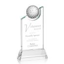 Vaughn Golf Optical Peaks Crystal Trophy