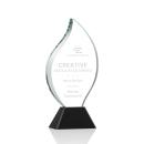 Gomes Black Flame Crystal Trophy