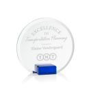 Ayala Blue Circle Crystal Trophy