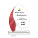 Guidry Full Color  Red Peaks Crystal Trophy