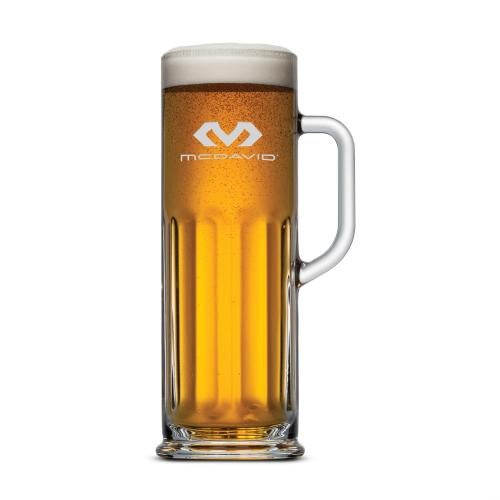 Custom Barware Glasses - Beer Glasses - Wiesbaden Beer Stein - Deep Etch