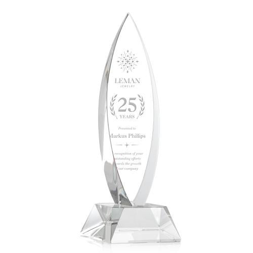 Awards and Plaques - Crystal Trophies - Fowler Peaks Crystal Trophy